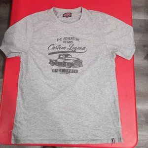 Soul of London grey graphic design short sleeve T-shirt men's size XL